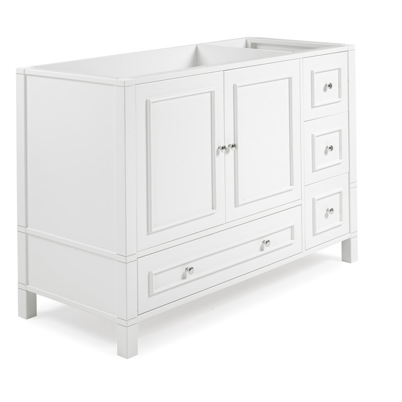 Alaterre Williamsburg 48" Single Bathroom Vanity Base Only in White